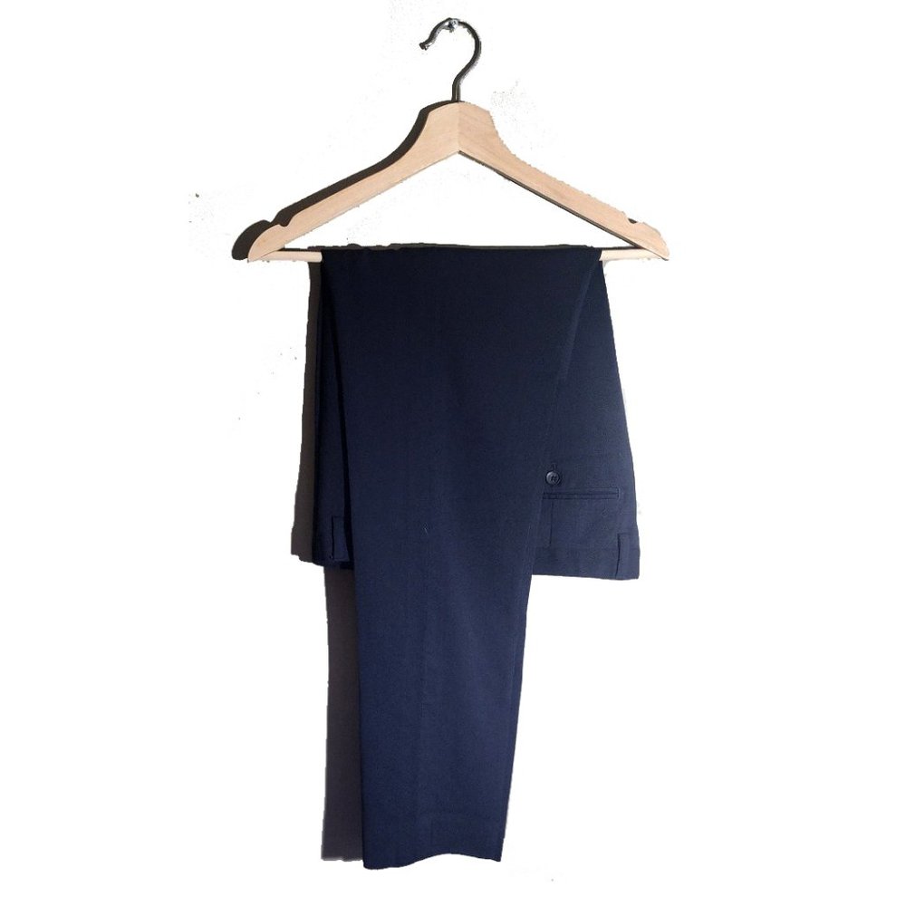 Navy Slim Fit Suit Pants for Men